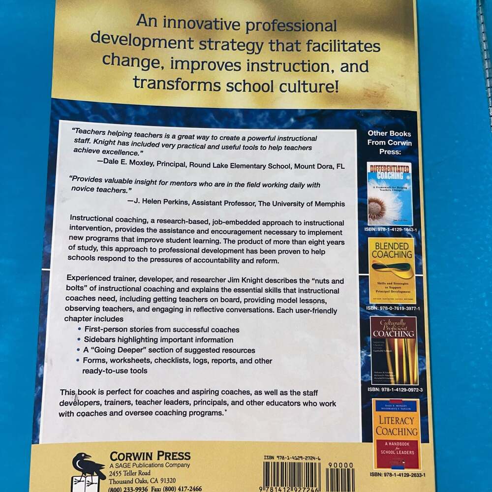 Instructional Coaching: A Partnership Approach to Improving Instruction by Jim K - Picture 3 of 3